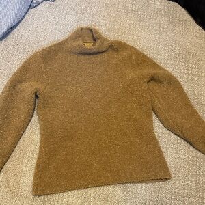Caslon Cozy Brown Turtleneck Sweater